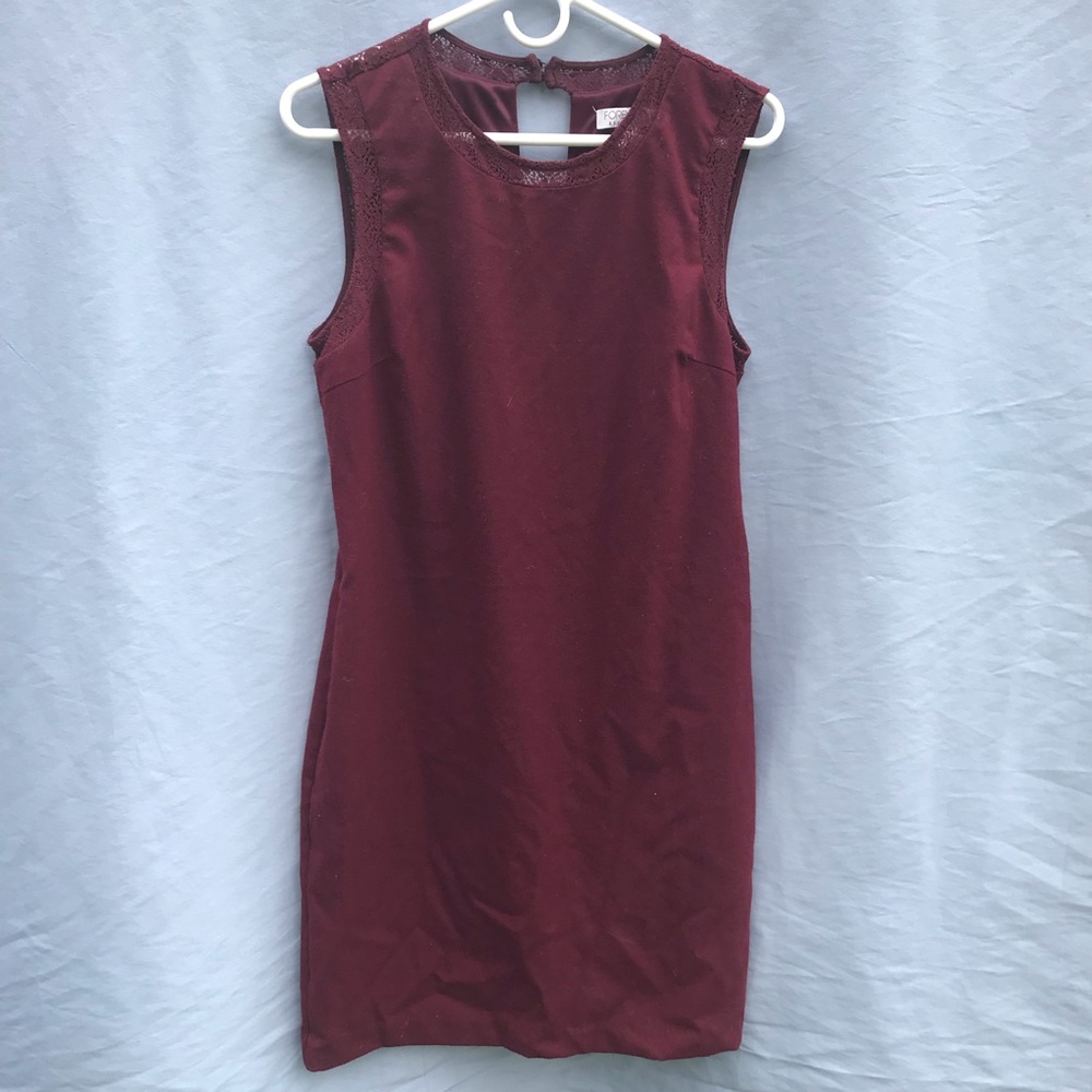 Red simple forever 21 dress